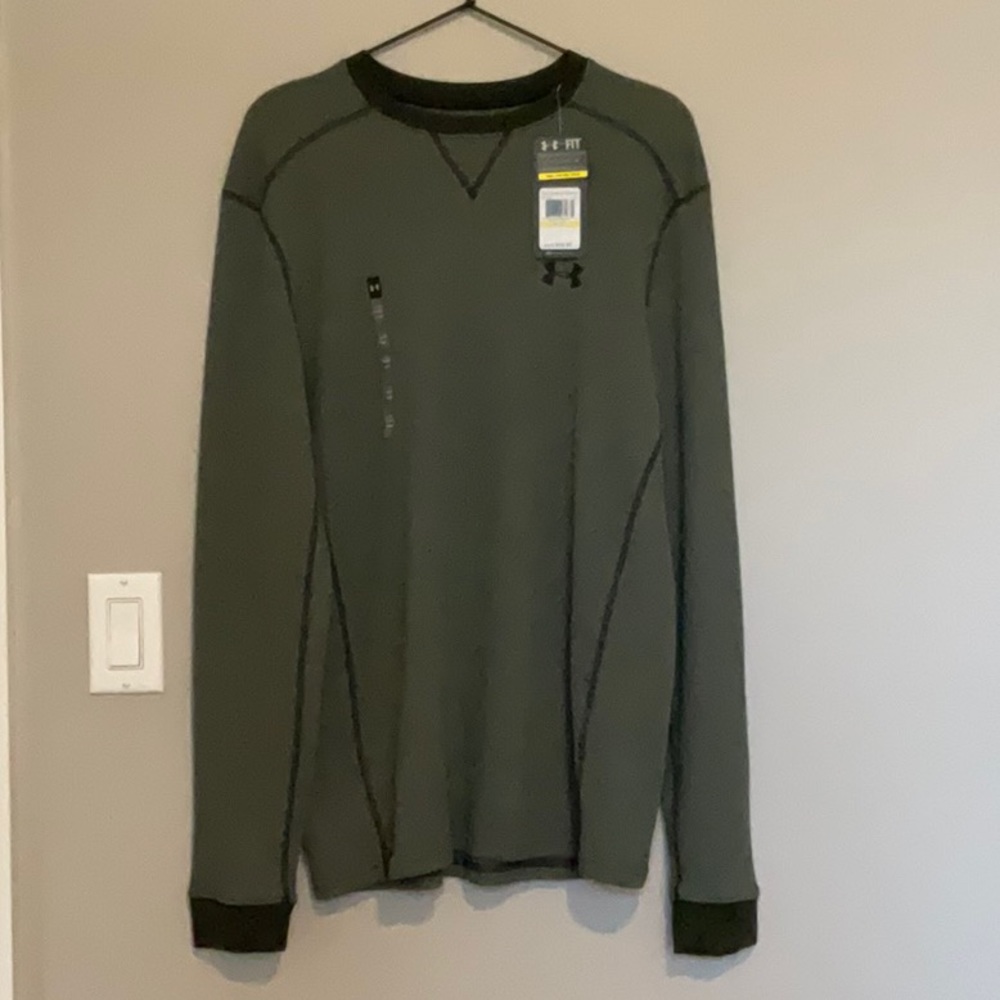 Mens Green Under Armour shirt NWT